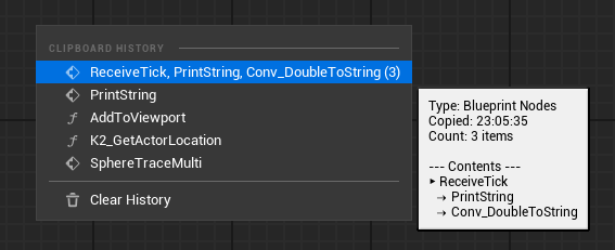 Clipboard History Menu